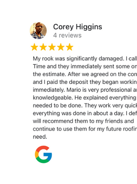 Corey Higgins Review for OTR