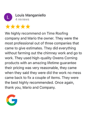 Louis Manganiello Review for OTR