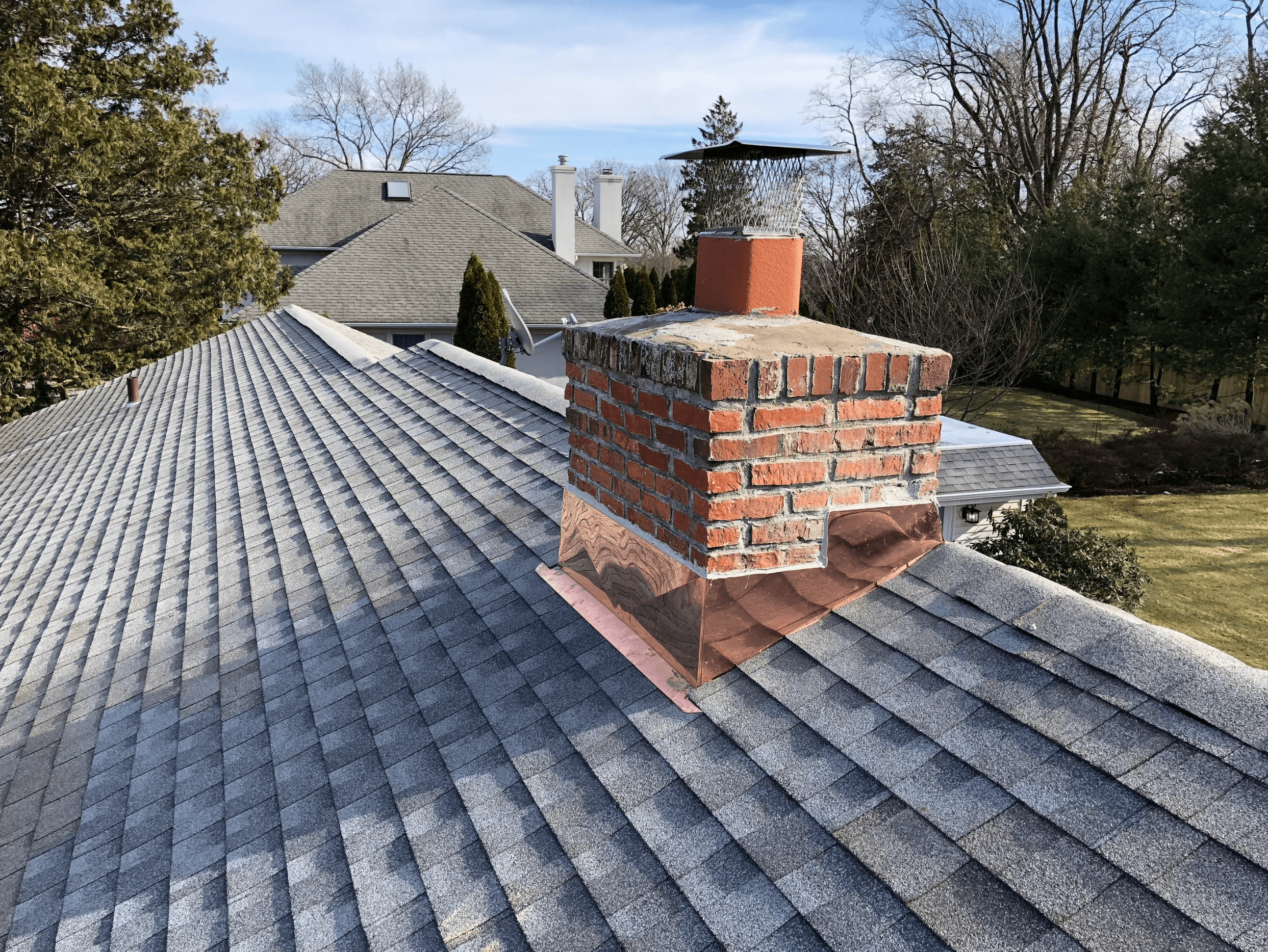 Chimney Copper Step Flashing