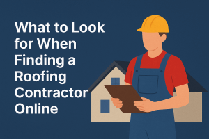 What to Look for When Finding a Roofing Contractor Online