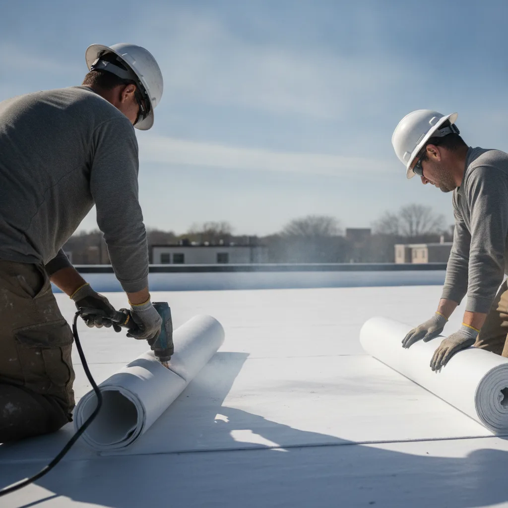 Flat Roof Installation in New Rochelle, NY 1 Flat Roof Installation in New Rochelle, NY in New Rochelle, NY