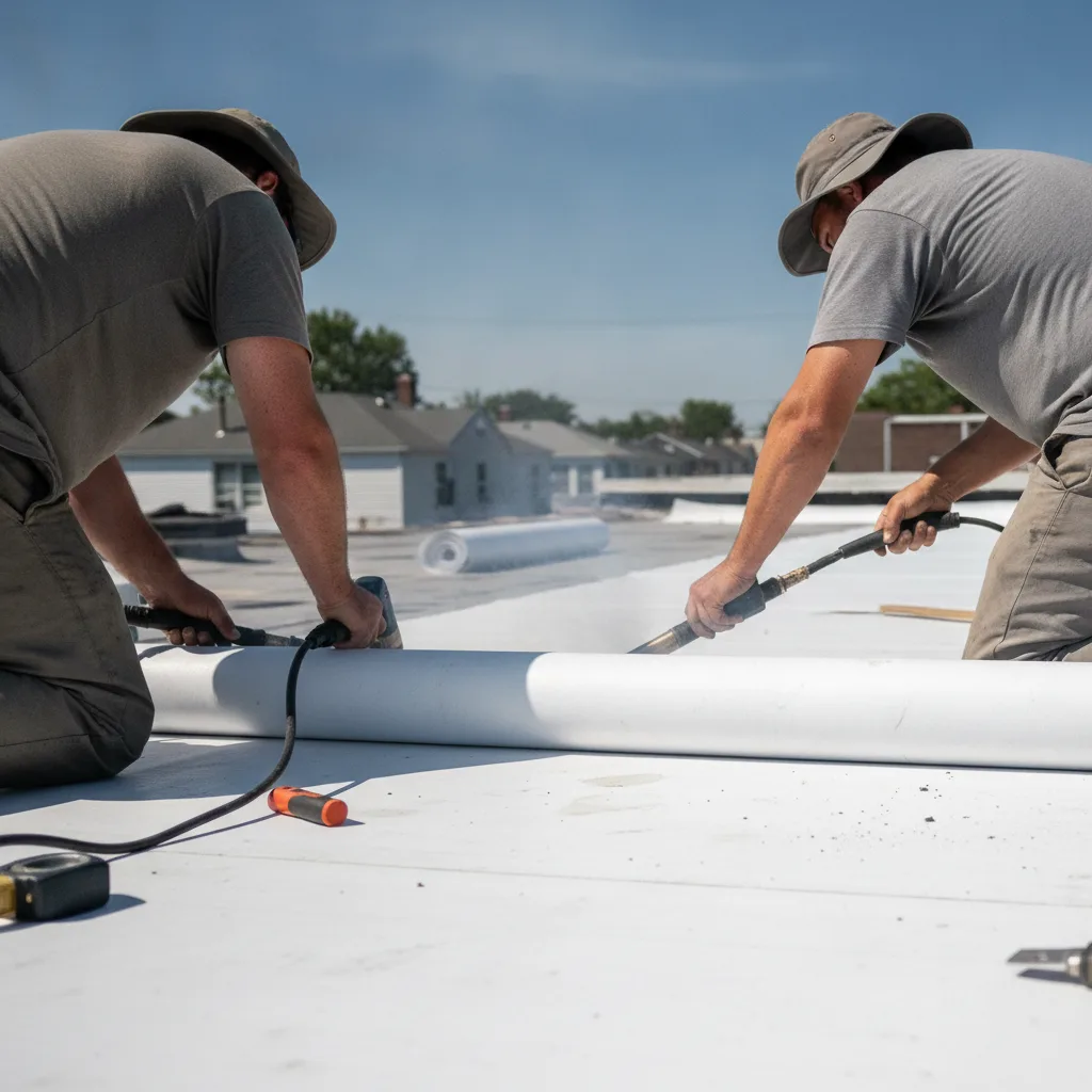 Flat Roof Installation in Rye Brook, NY 1 Flat Roof Installation in Rye Brook, NY in Rye Brook, NY