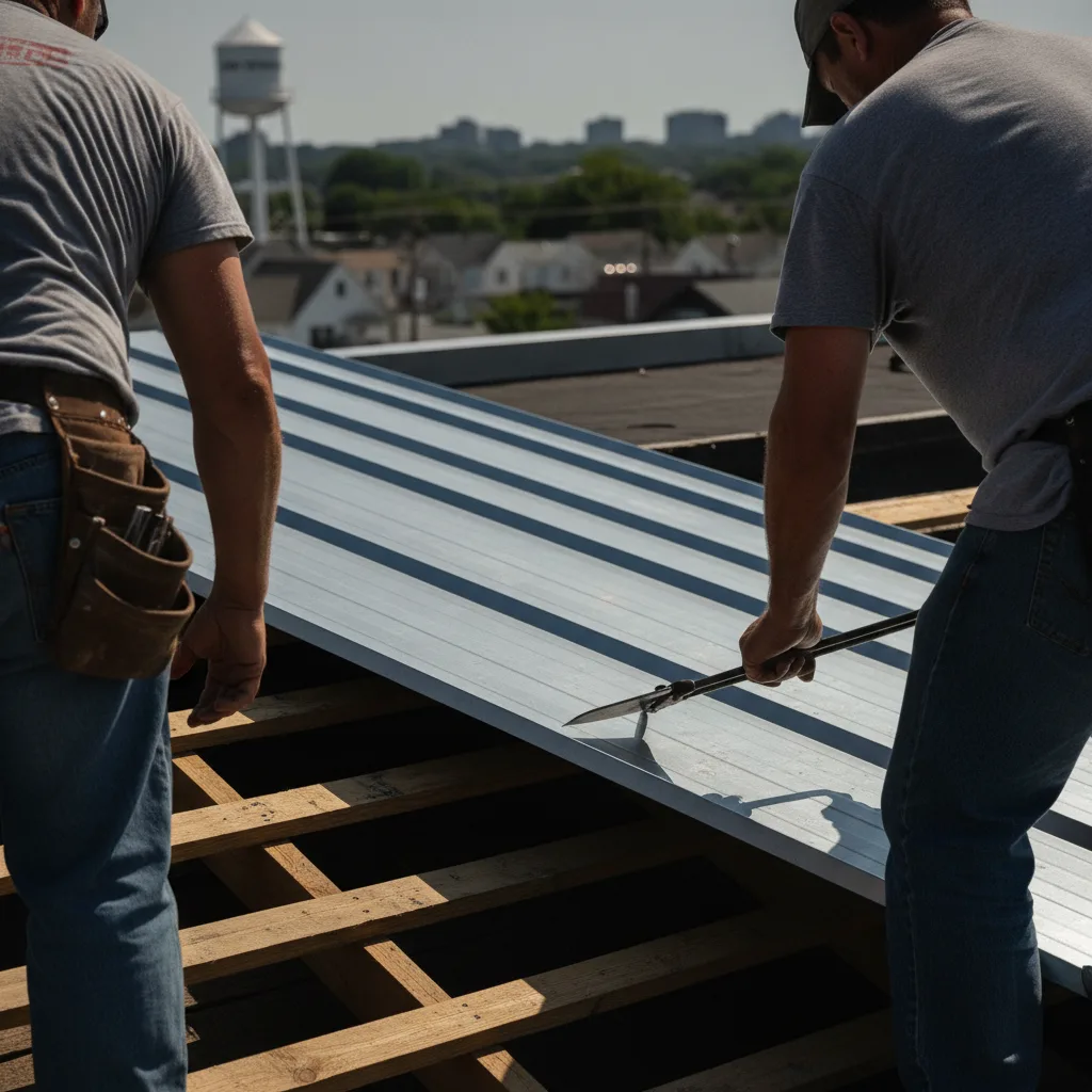 Standing Seam Metal Roof Installation in New Rochelle, NY in New Rochelle, NY