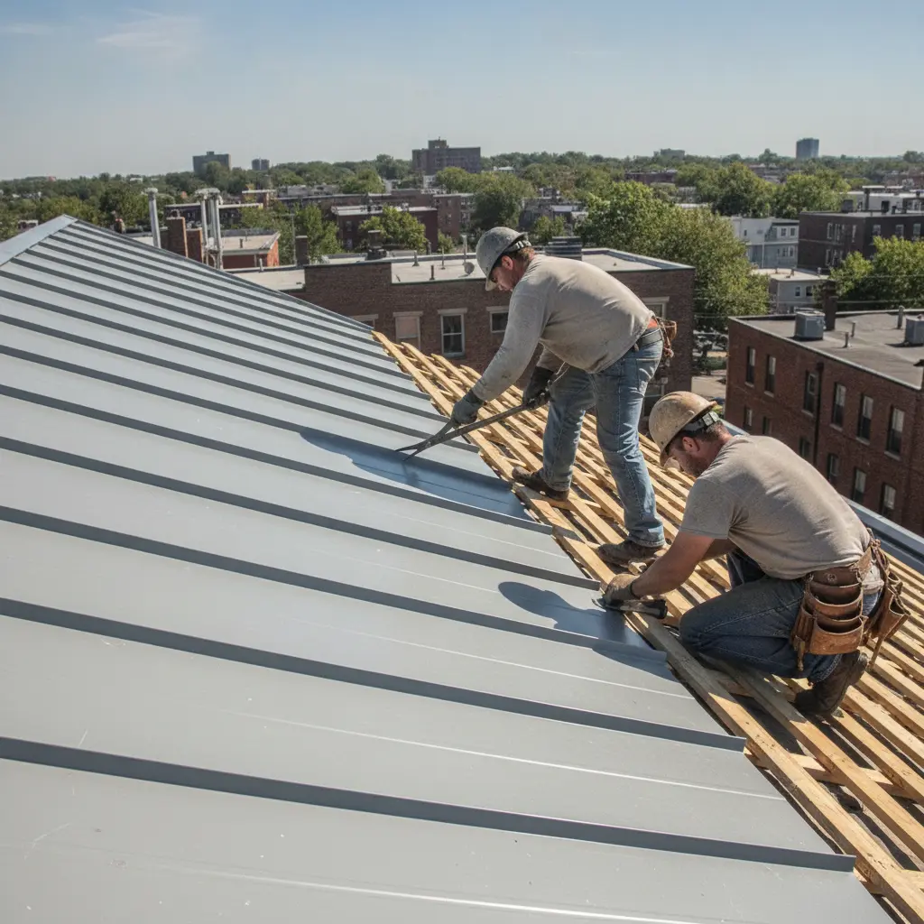 Standing Seam Metal Roof Installation in Rye, NY 1 Standing Seam Metal Roof Installation in Rye, NY in Rye, NY